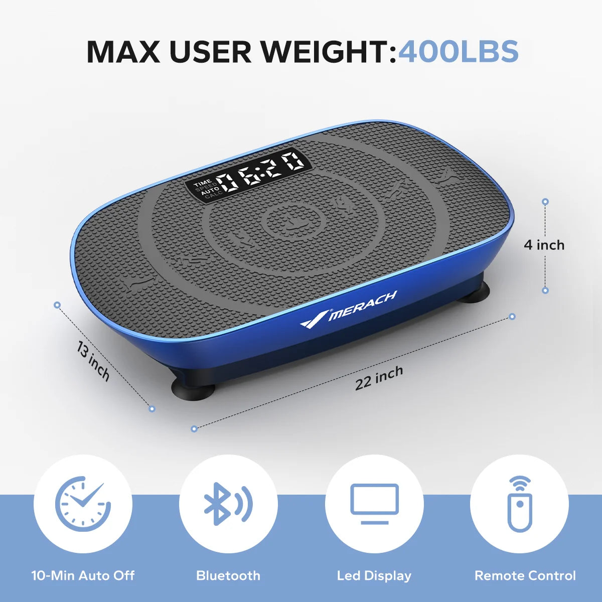 Vibration Plate CV30 – Whole Body Workout Fitness Platform for Weight Loss & Shaping