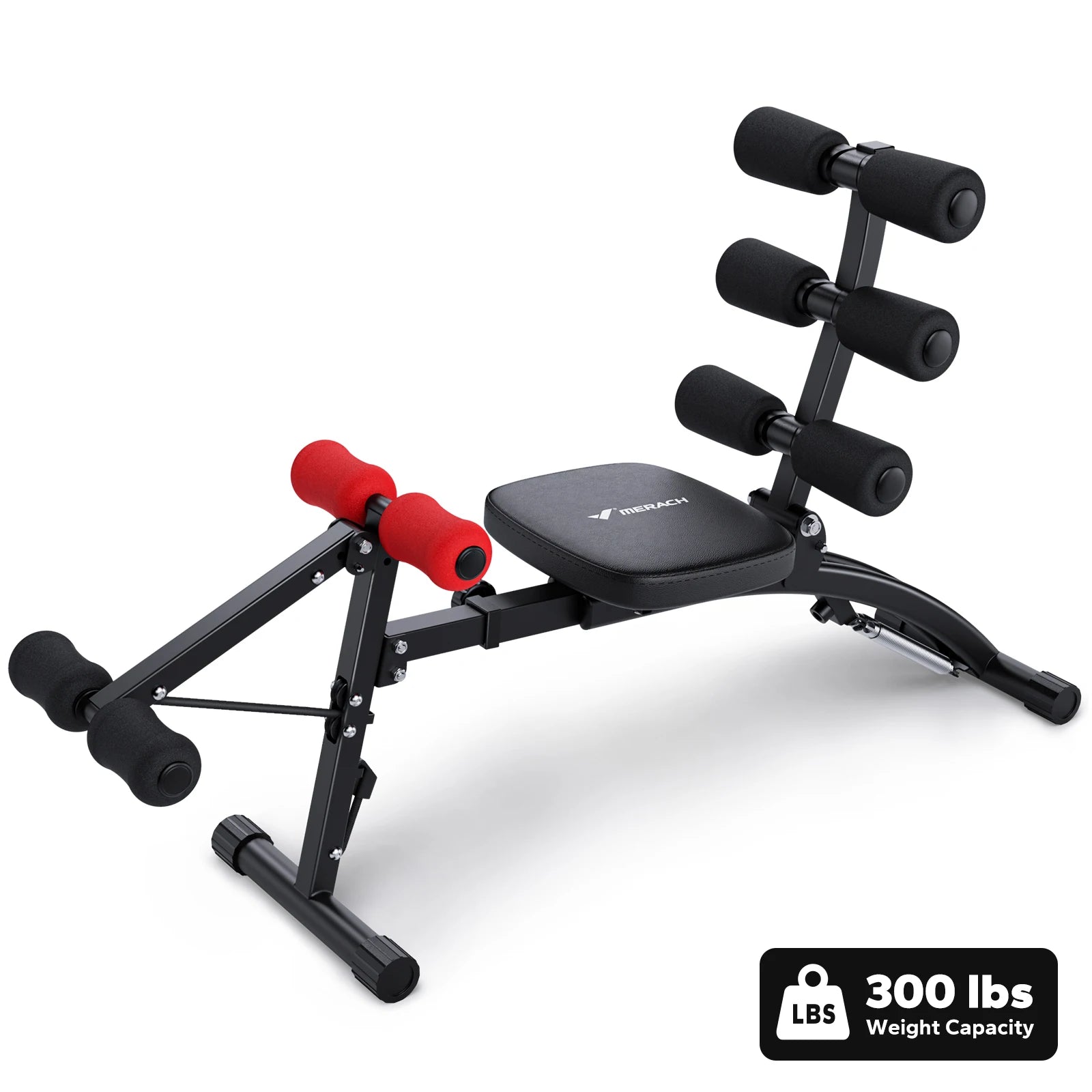 Multi-Functional Adjustable Ab Trainer Sit-Up Bench Home Gym Equipment