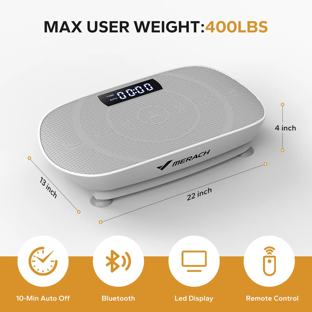 Vibration Plate CV30 – Whole Body Workout Fitness Platform for Weight Loss & Shaping