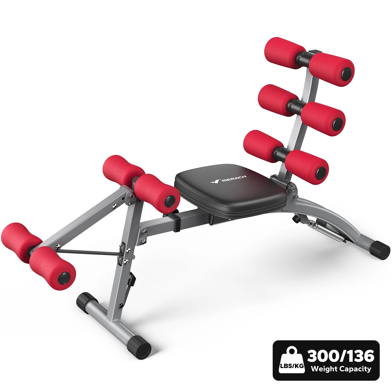 Multi-Functional Adjustable Ab Trainer Sit-Up Bench Home Gym Equipment