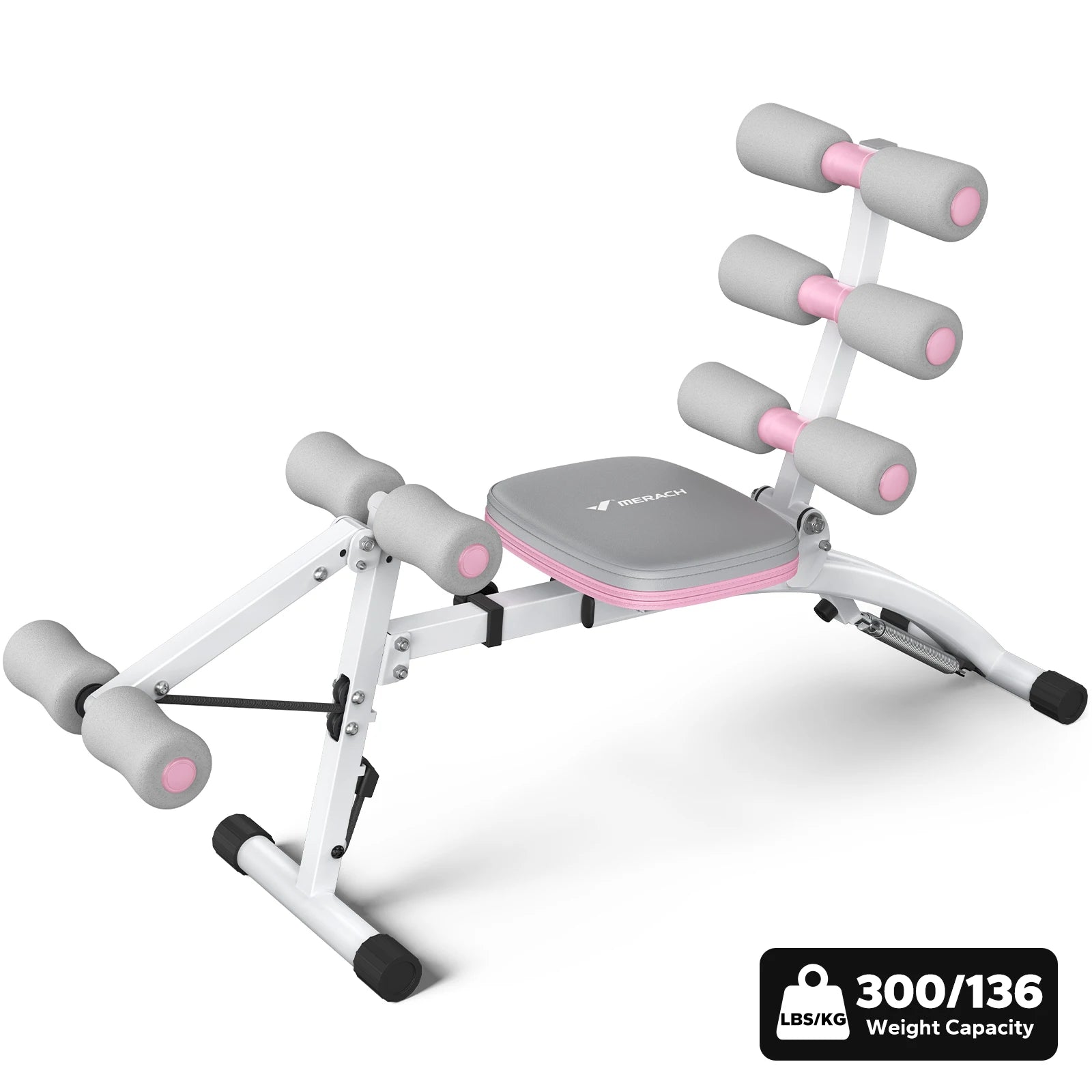 Multi-Functional Adjustable Ab Trainer Sit-Up Bench Home Gym Equipment