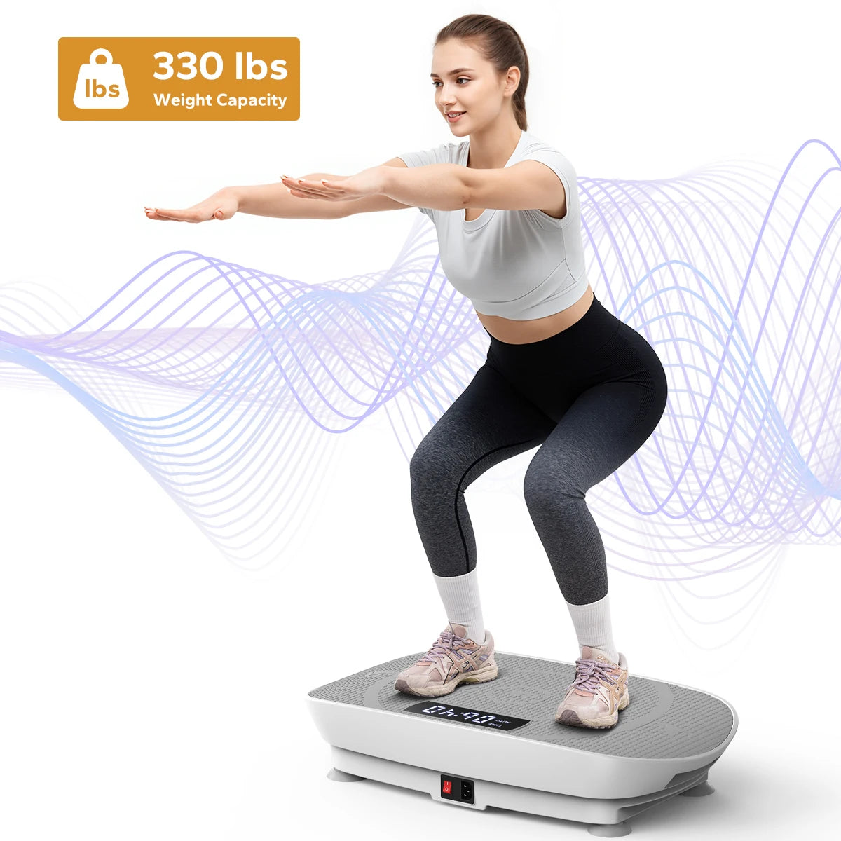 Vibration Plate CV30 – Whole Body Workout Fitness Platform for Weight Loss & Shaping