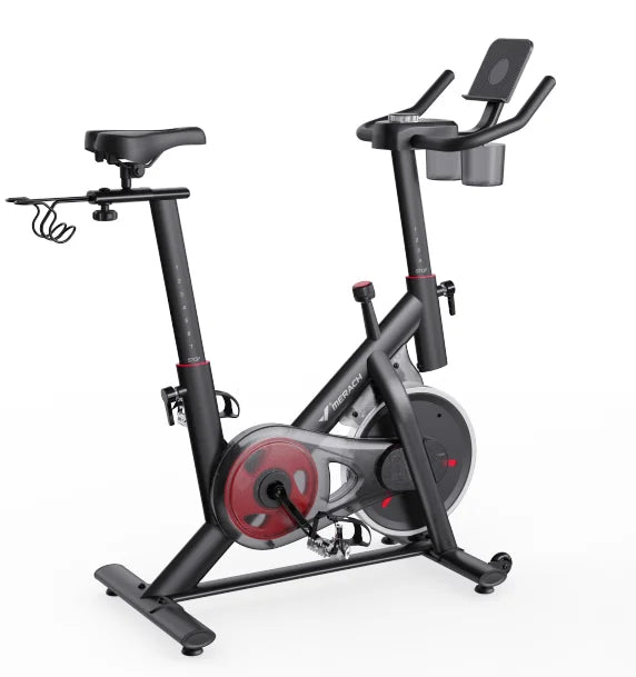 Magnetic Exercise Bike Low Noise Indoor Cycling with Fitness App Courses