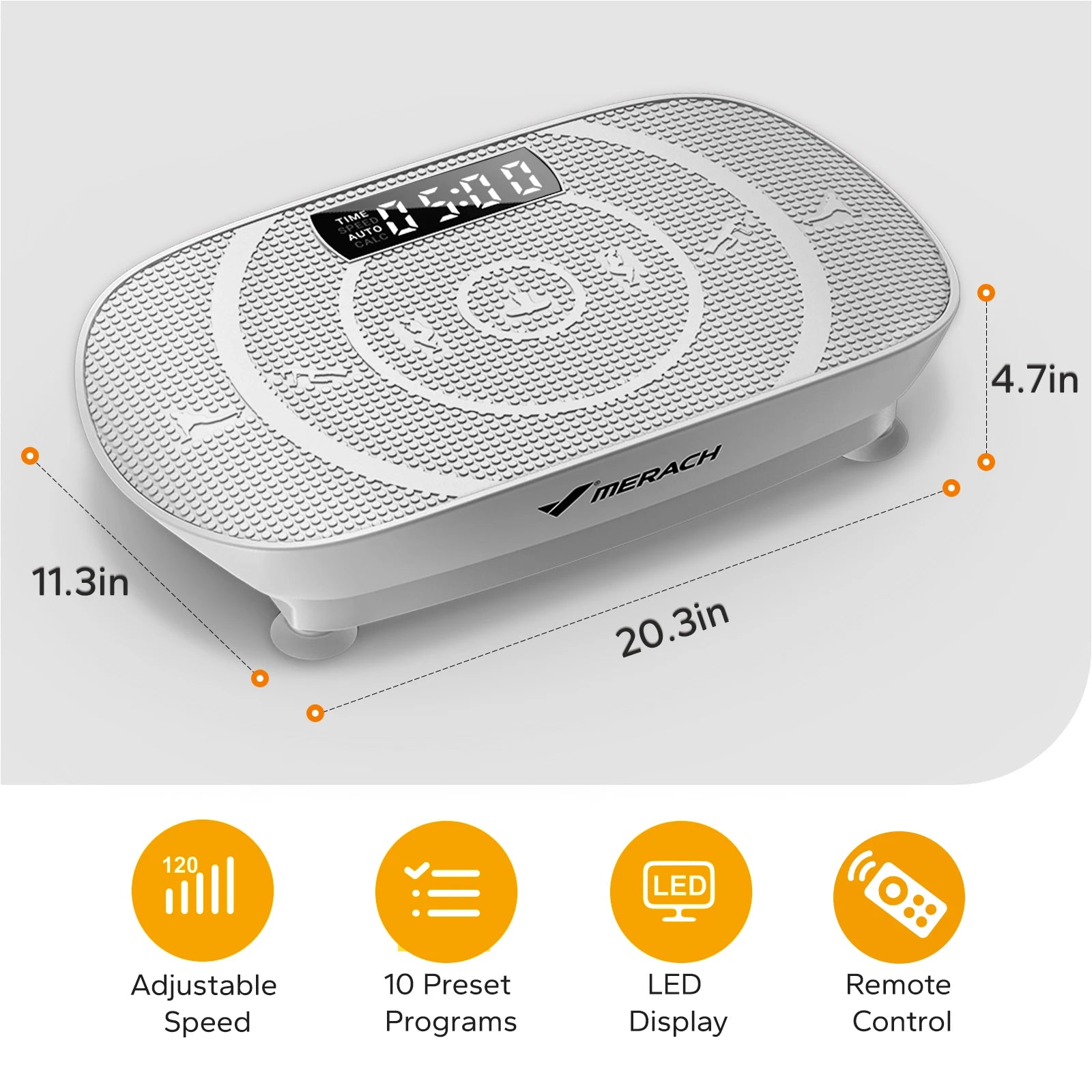 Vibration Plate CV30 – Whole Body Workout Fitness Platform for Weight Loss & Shaping