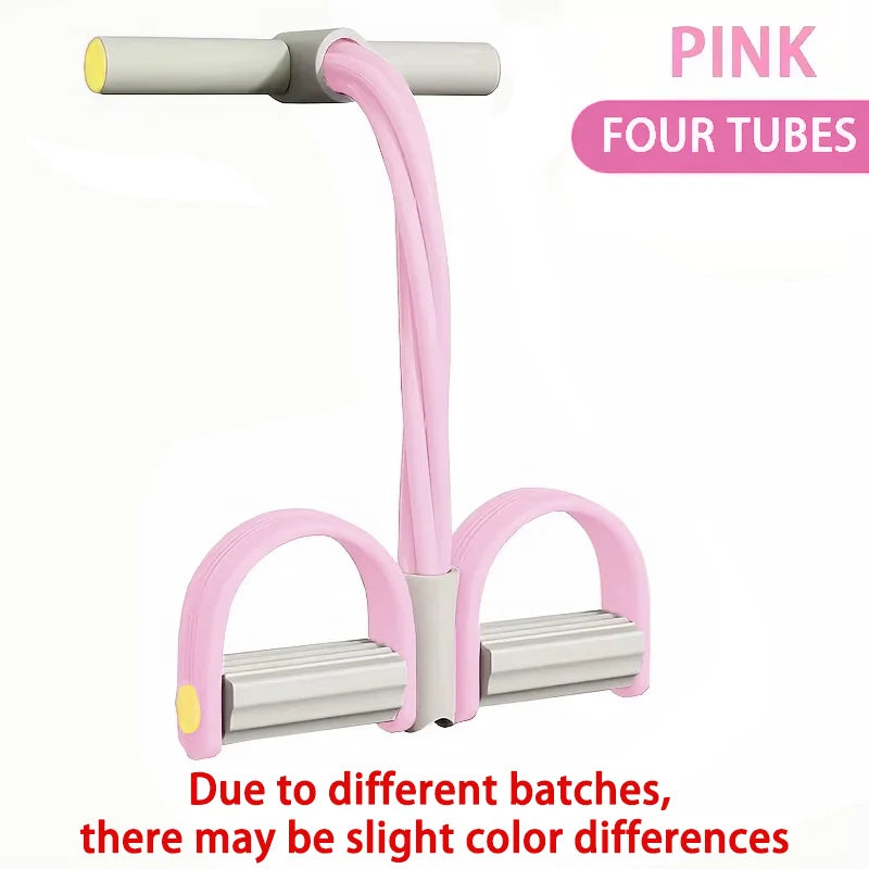 6-Tube Multifunction Resistance Rope Yoga Pedal Puller Fitness Trainer