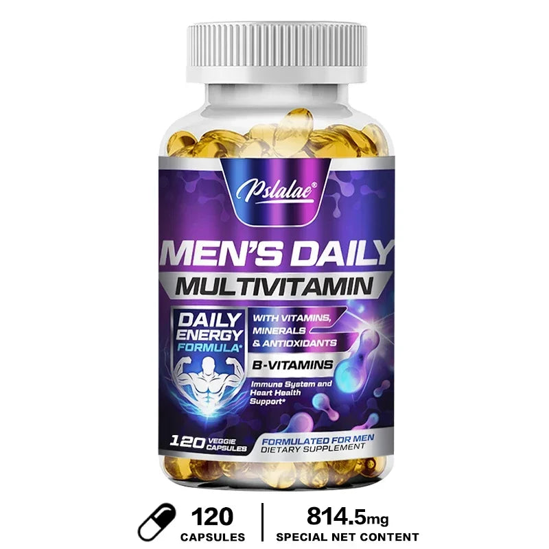 Men’s Daily Multivitamin Energy Immunity Stamina Overall Health Support