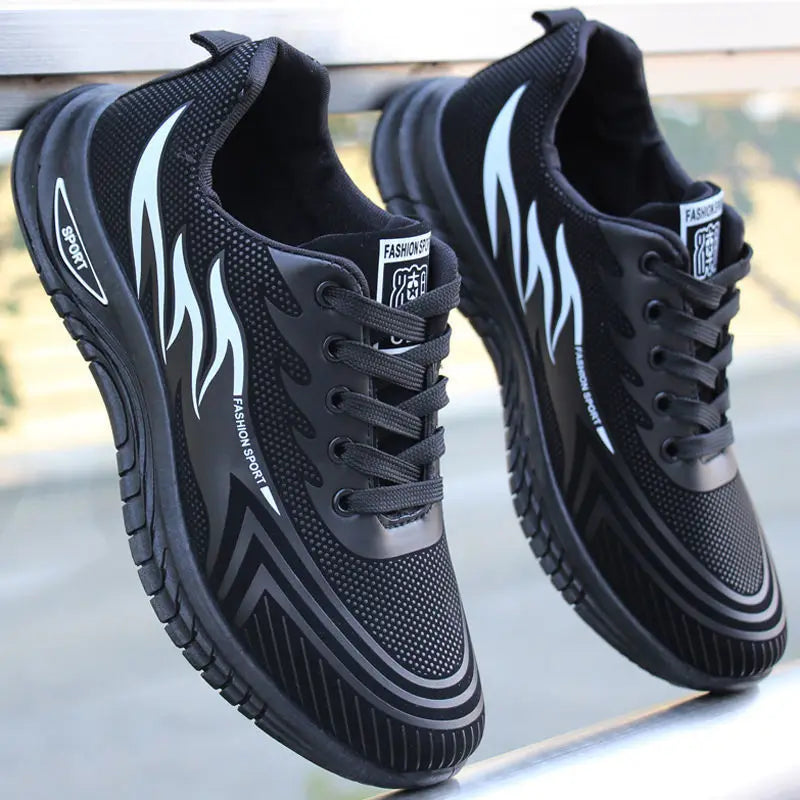 Men’s Breathable Casual Sneakers Anti-Slip Wear-Resistant Running Shoes