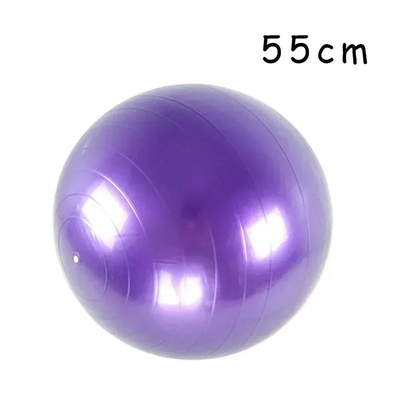 PVC Inflatable Yoga Ball Thickened Fitness Pilates Balance Exercise Ball