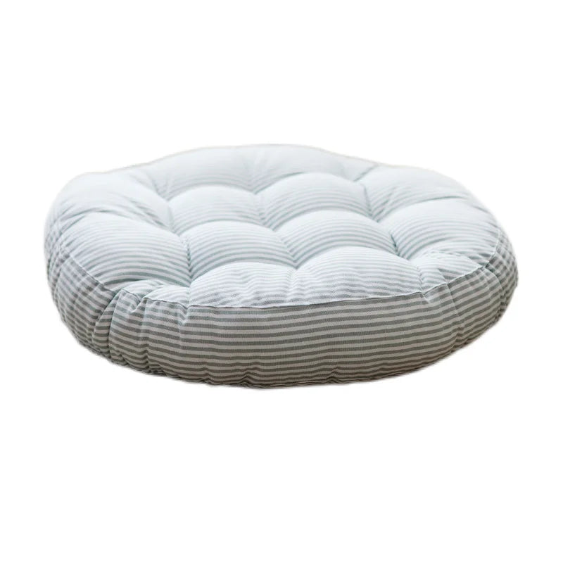 Large Round Cotton Linen Floor Cushion Meditation Yoga Tatami Seat Pad