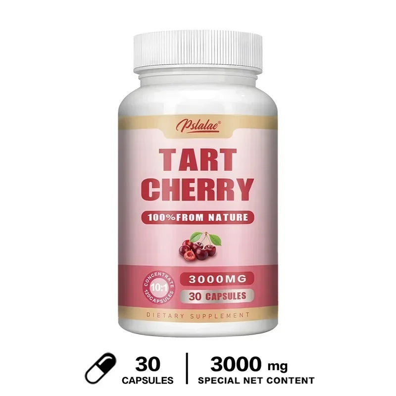 Tart Cherry Capsules 3000mg Joint Support Muscle Recovery Supplement