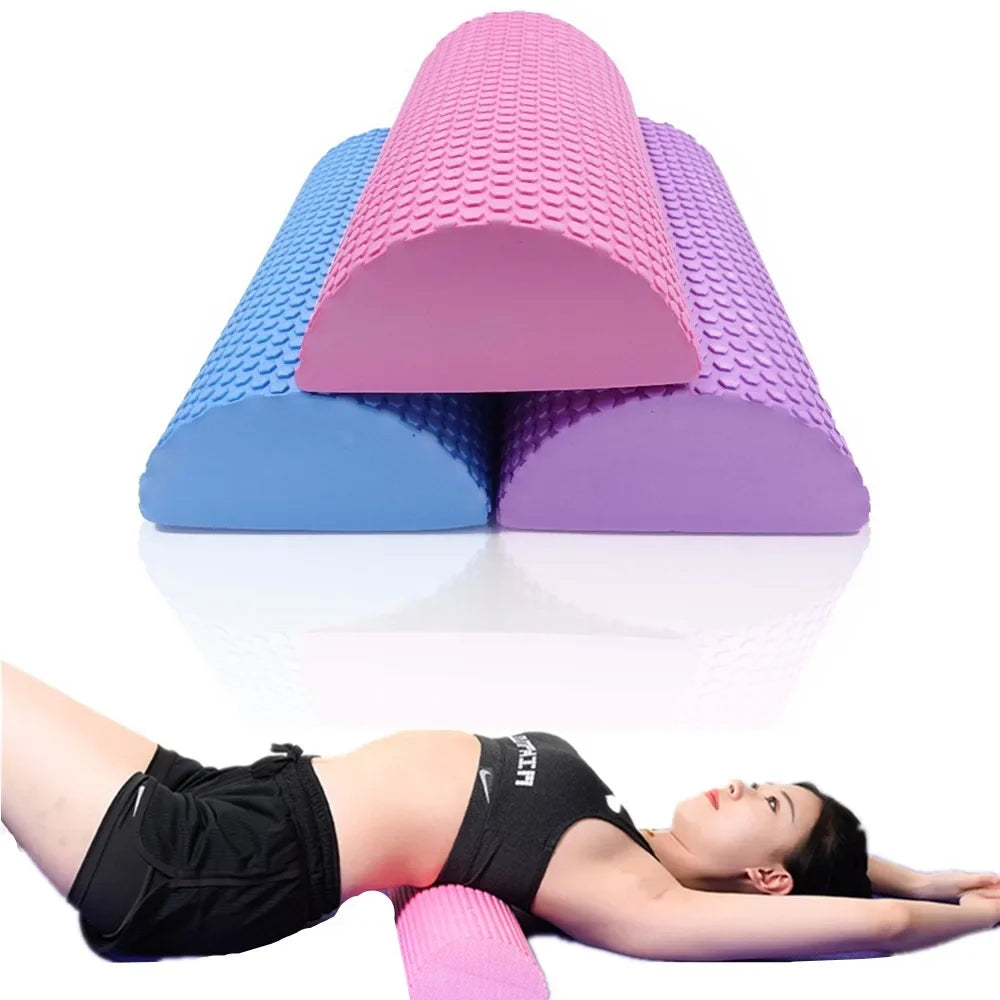 Half Round EVA Foam Roller Balance Pad Yoga Massage Fitness Equipment