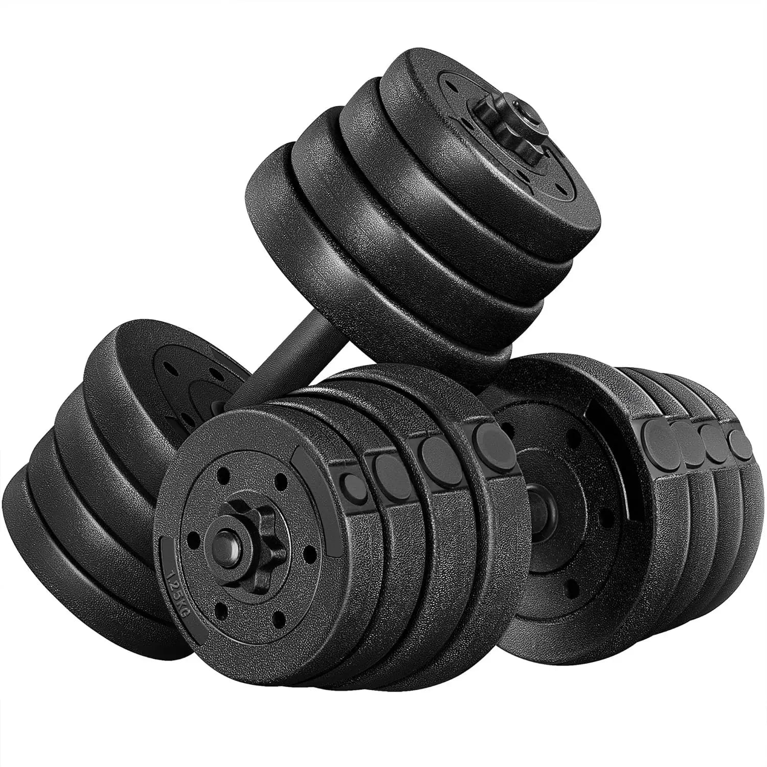 Adjustable Dumbbell Weight Set Yaheetech Fitness Exercise Home Equipment