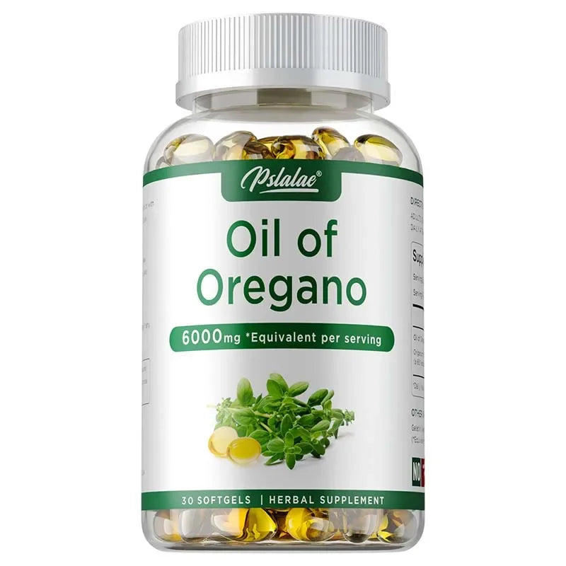 Oil of Oregano Capsules Herbal Antioxidant Digestive Health Supplement