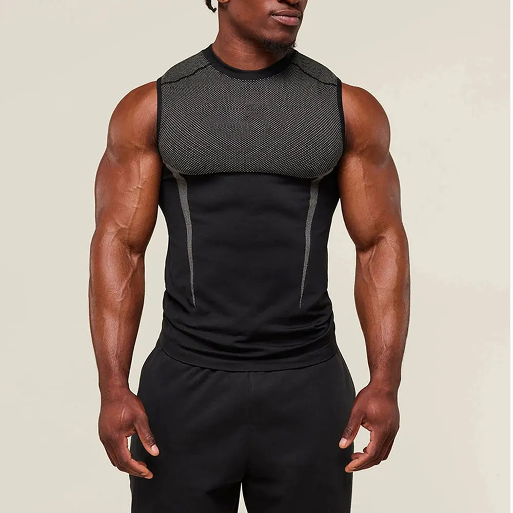 Men’s Compression Running T-Shirt Short Sleeve Gym Fitness Sports Top SHARK