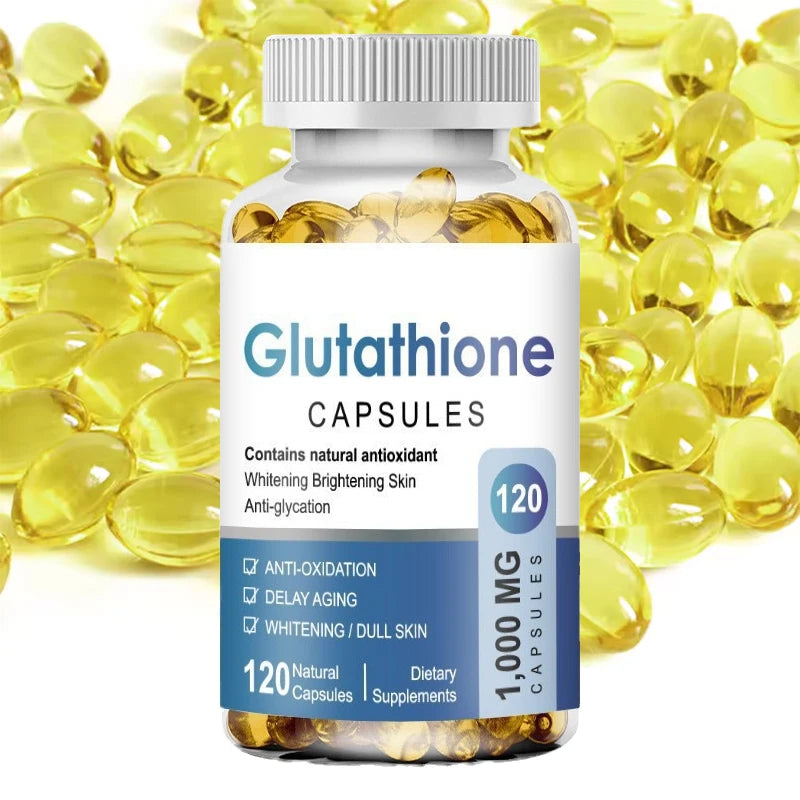 Glutathione 1000mg Antioxidant Liver Brain Support Supplement Capsules
