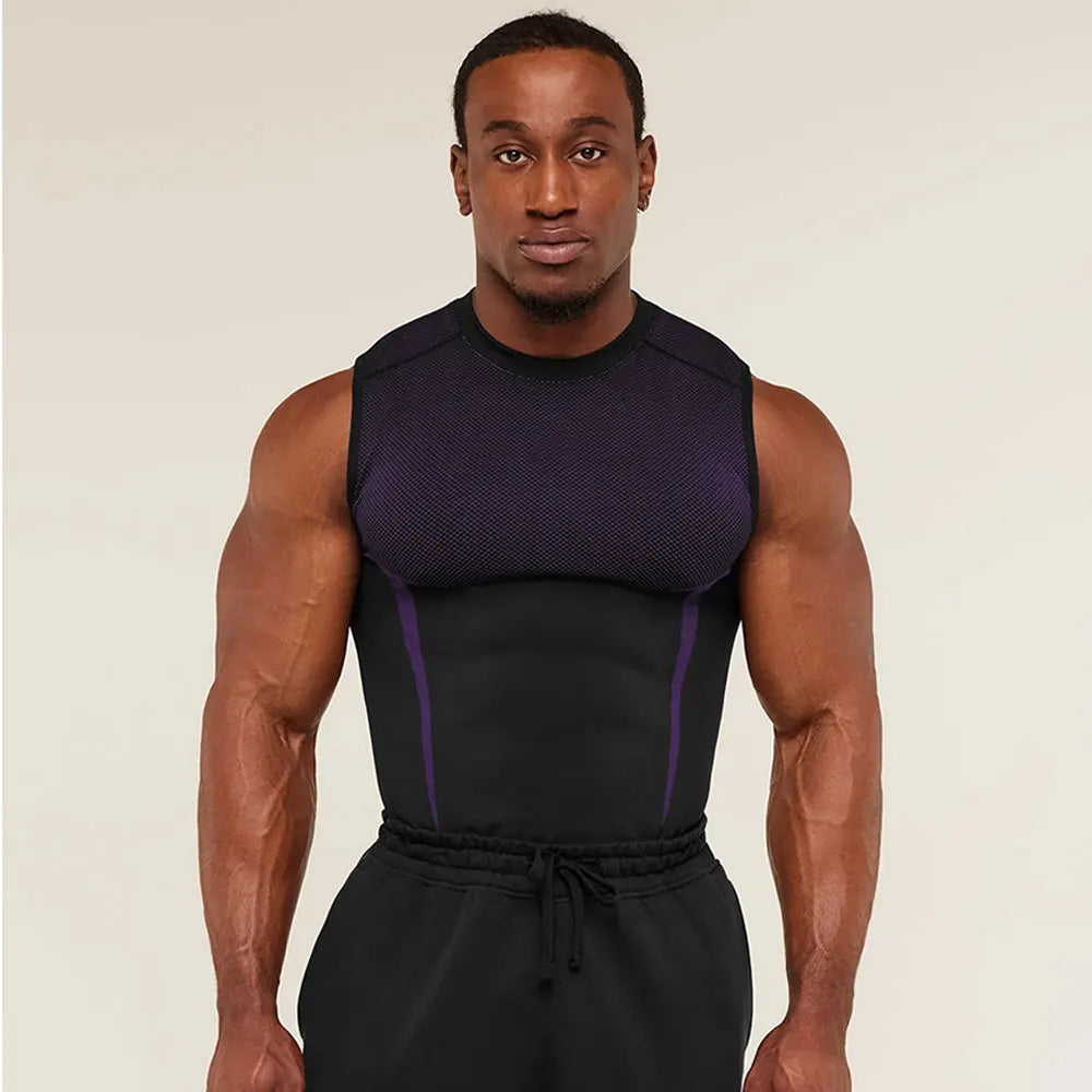 Men’s Compression Running T-Shirt Short Sleeve Gym Fitness Sports Top SHARK