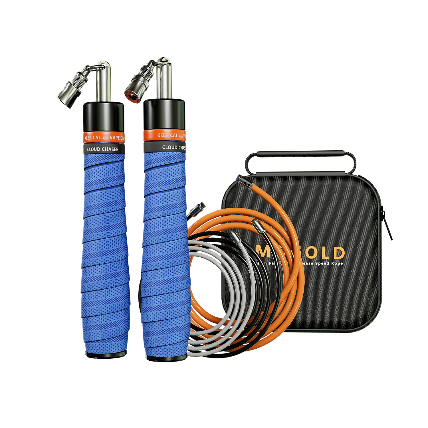 MOGOLD 3-Rope Jump Rope Set