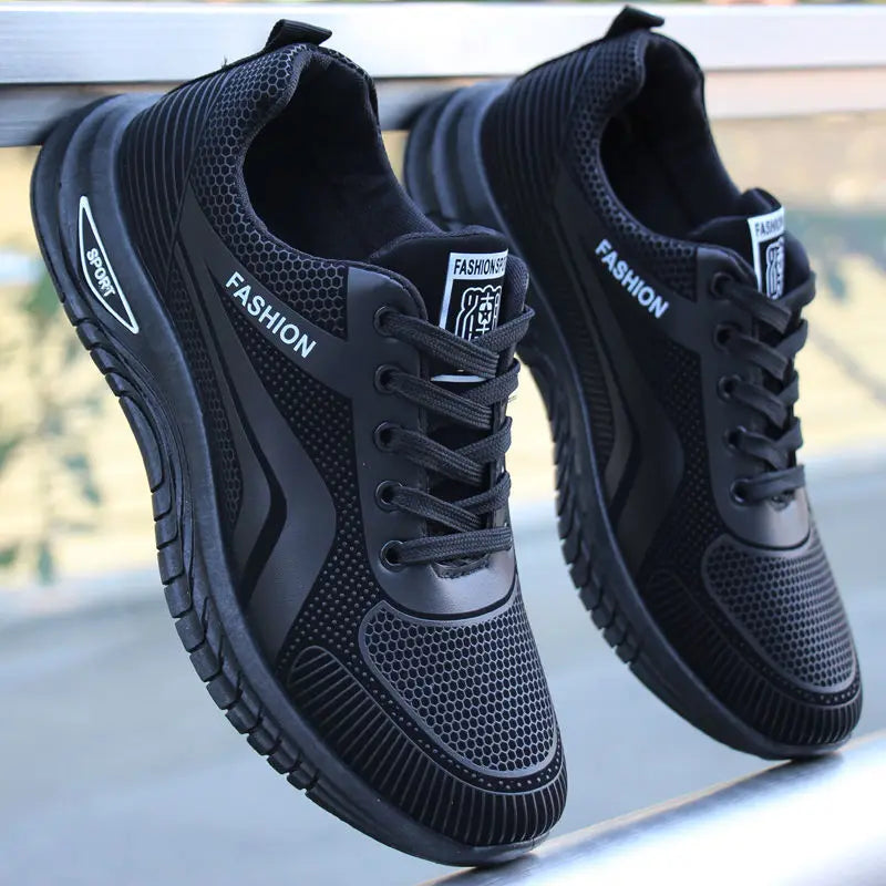 Men’s Breathable Casual Sneakers Anti-Slip Wear-Resistant Running Shoes