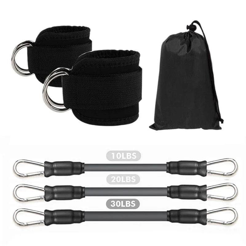 Ankle Straps Resistance Bands Set for Gym Yoga Fitness Training