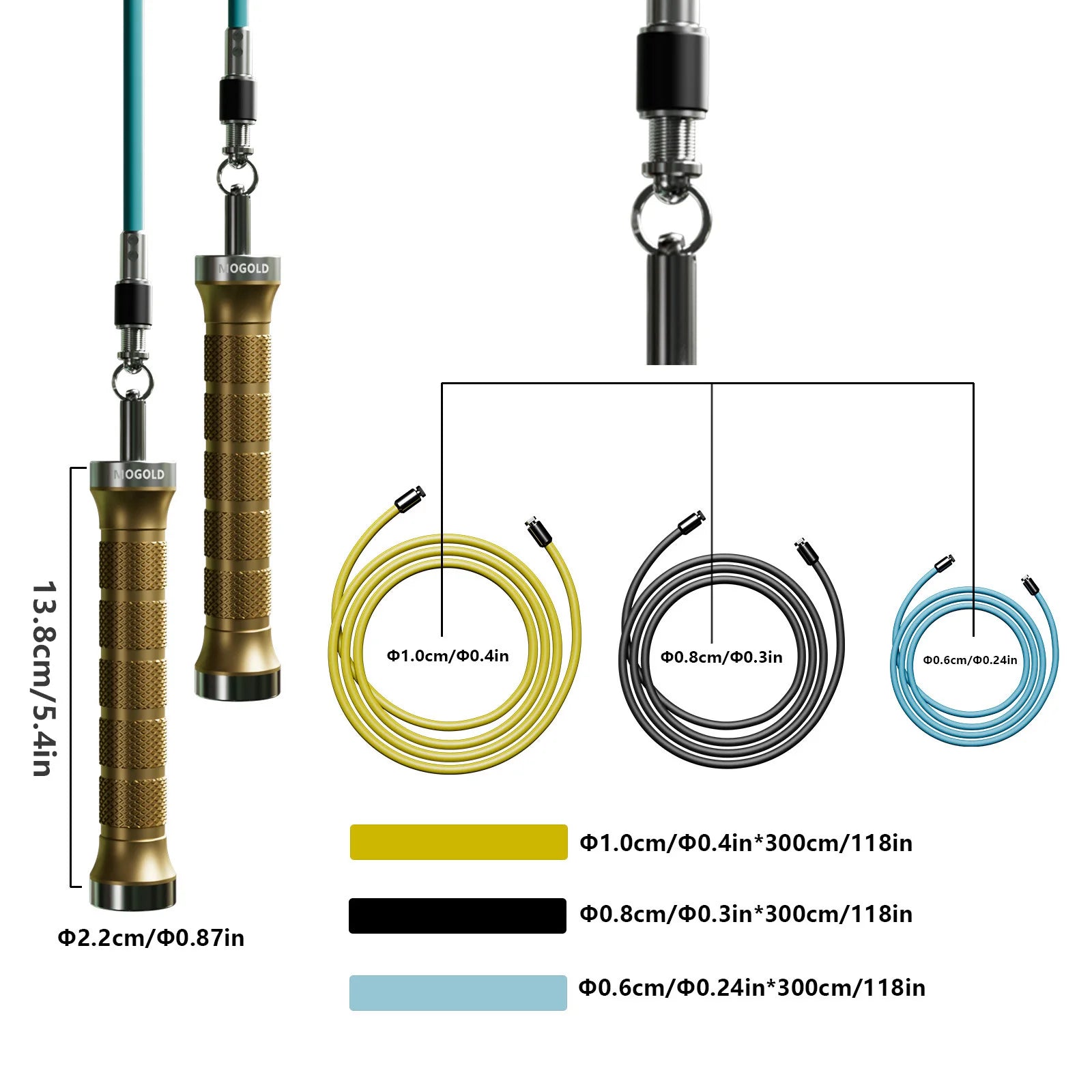 MOGOLD Pro Speed Jump Rope