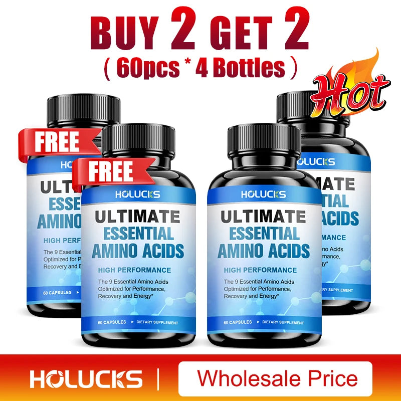 Advanced Amino Acid Capsules Strength Muscle Mass Endurance Support