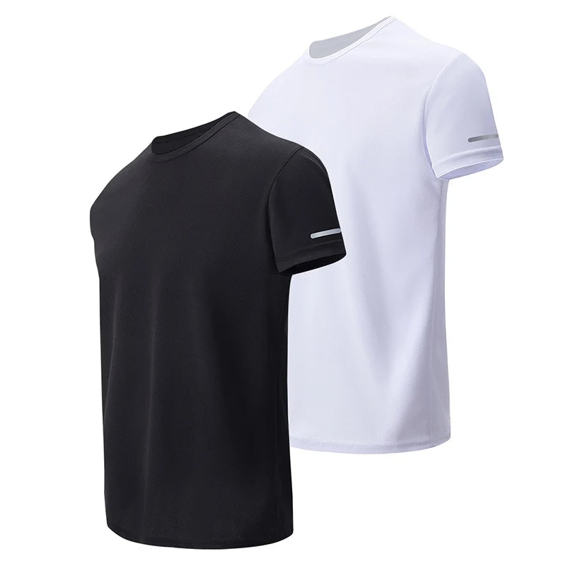 Men’s Quick-Dry Summer Sports T-Shirt Loose Fit Running Fitness Wear