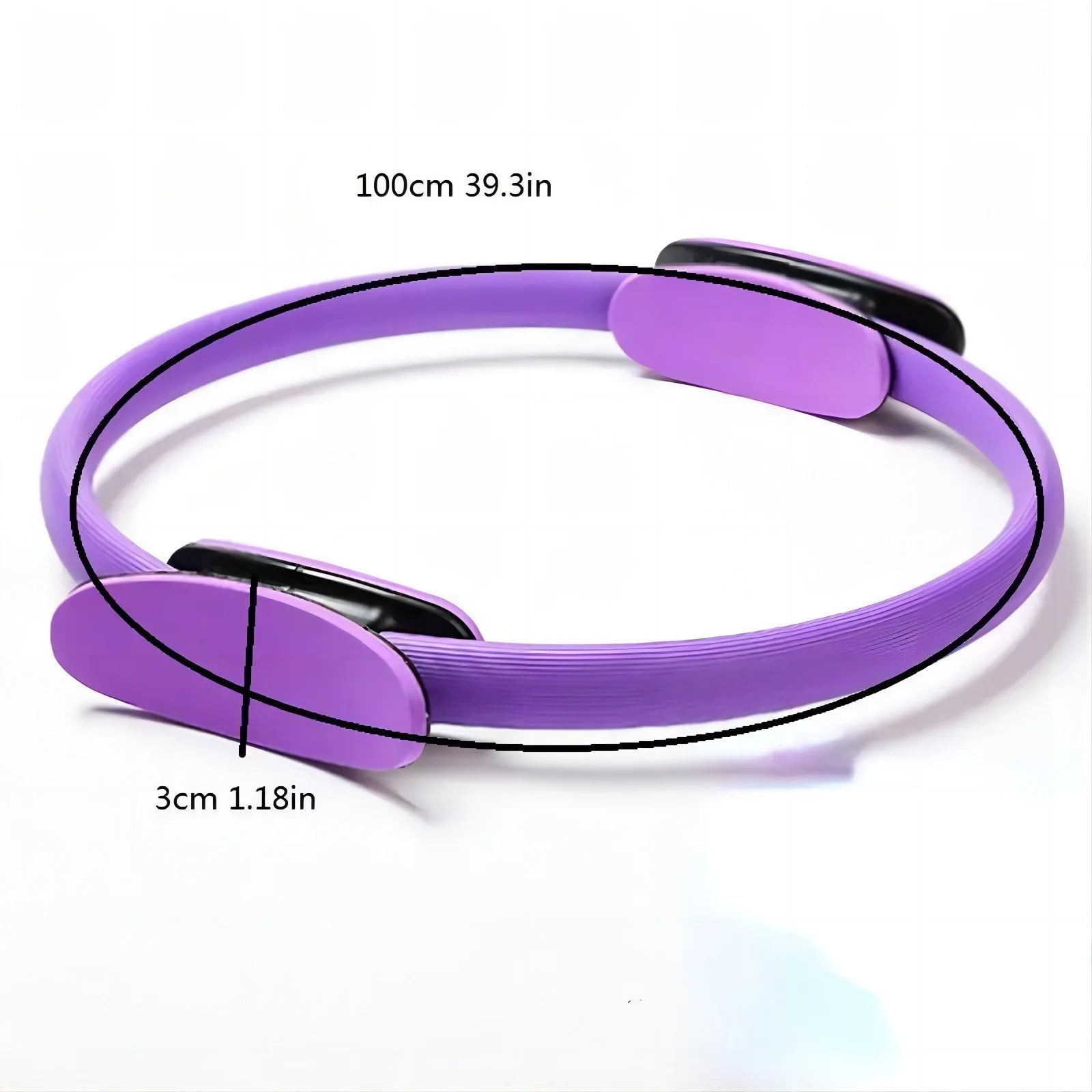 5-Piece Pilates Resistance Rings Yoga Fitness Elastic Training Set
