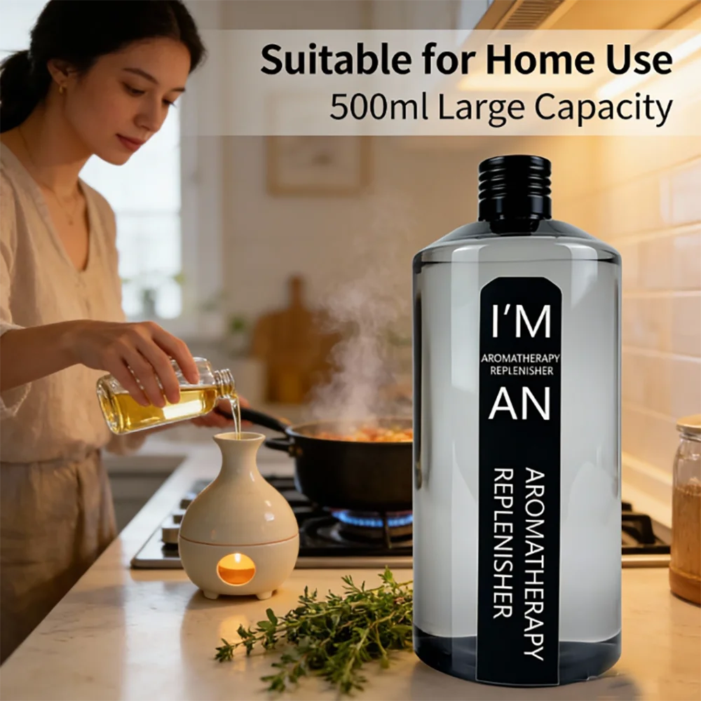 500ml Flameless Aromatherapy Essential Oil for Home Humidifier Aroma Diffuser