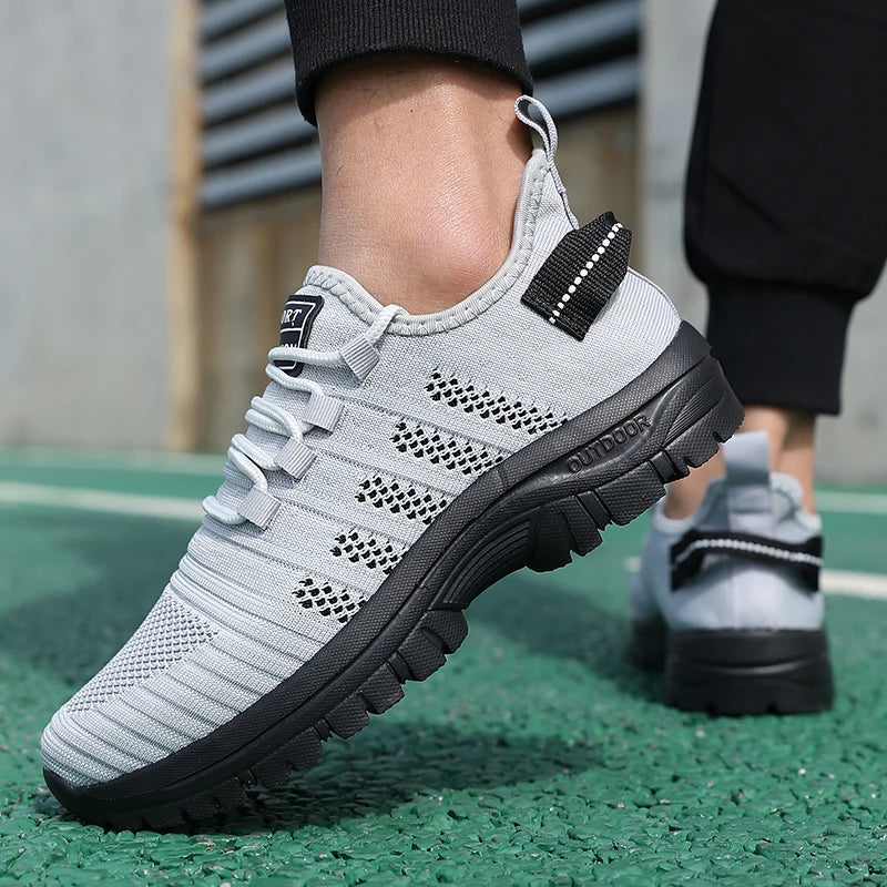 Men’s Breathable Lightweight Running Sneakers Athletic Training Outdoor Shoes