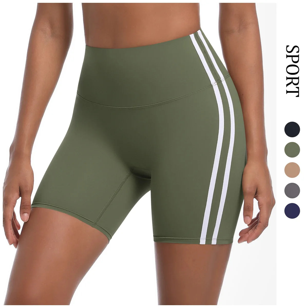 Women’s High Waist Yoga Shorts Push Up Quick Dry Fitness Sports Shorts