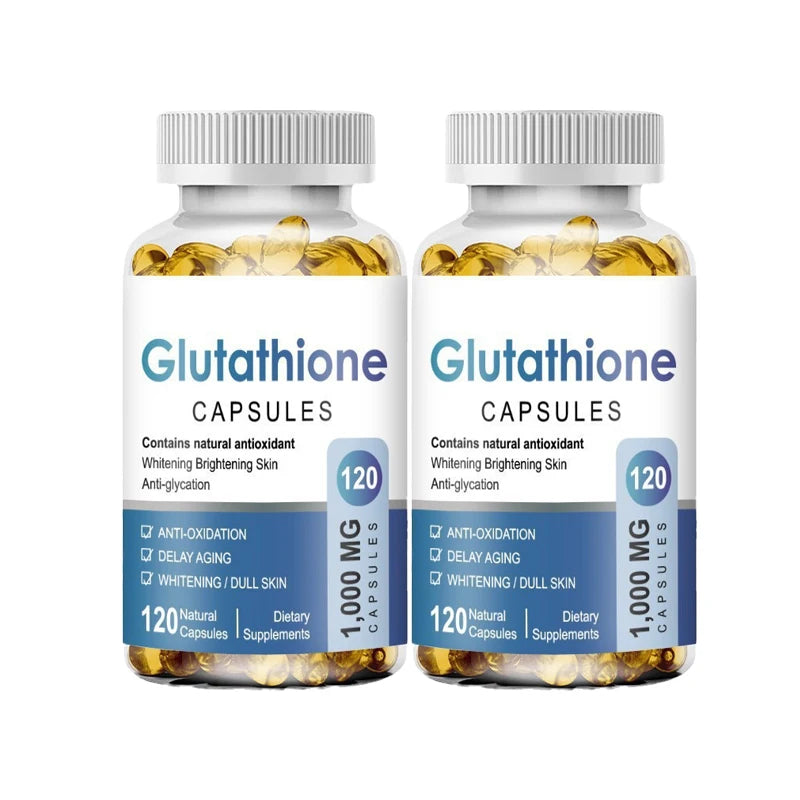 Glutathione 1000mg Antioxidant Liver Brain Support Supplement Capsules