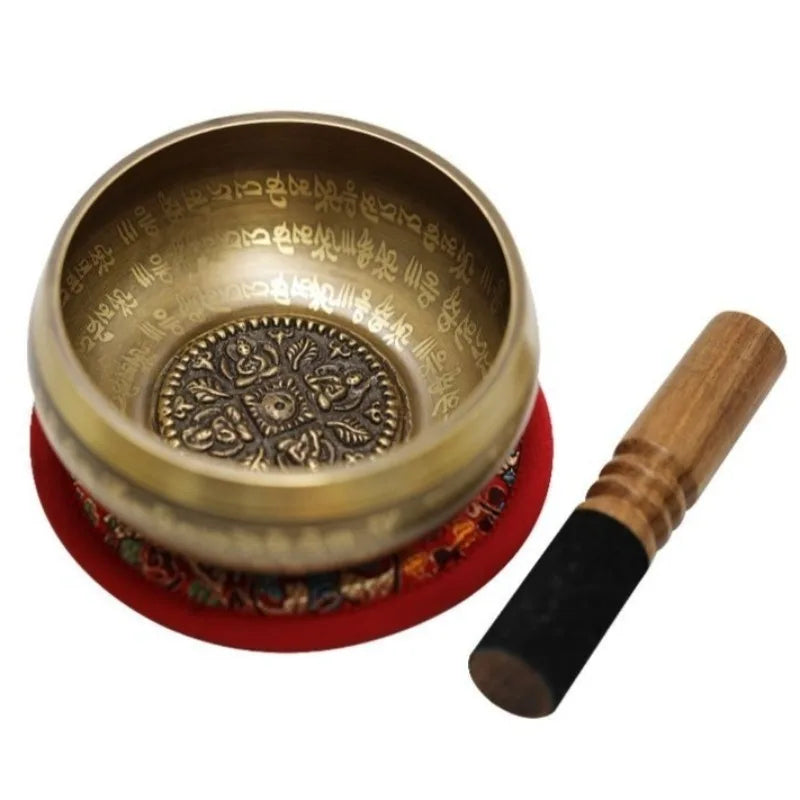 Handmade Copper Tibetan Singing Bowl Yoga Meditation Sound Healing Bowl