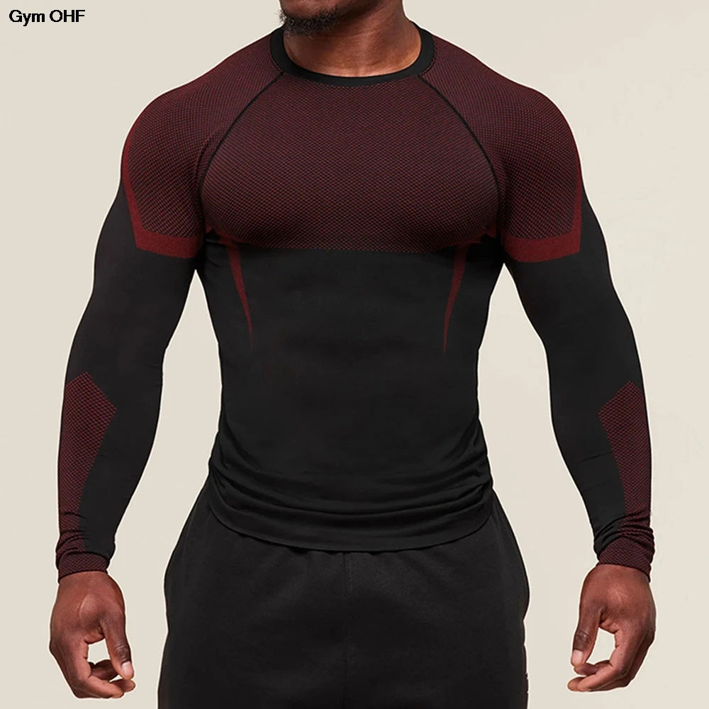 Men’s Compression Running T-Shirt Short Sleeve Gym Fitness Sports Top SHARK