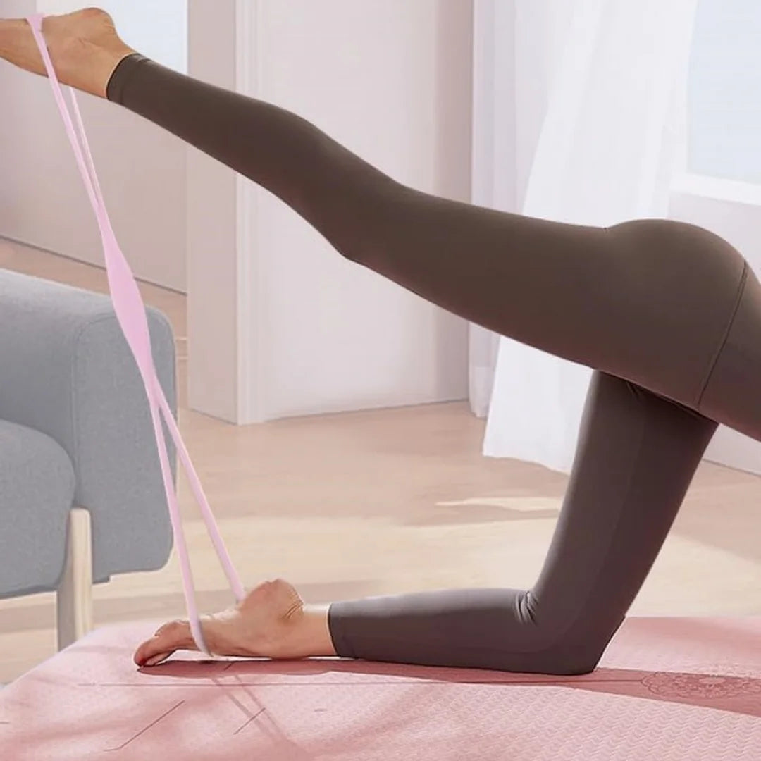 Resistance Bands with Handles Figure 8 Elastic Fitness Workout Bands