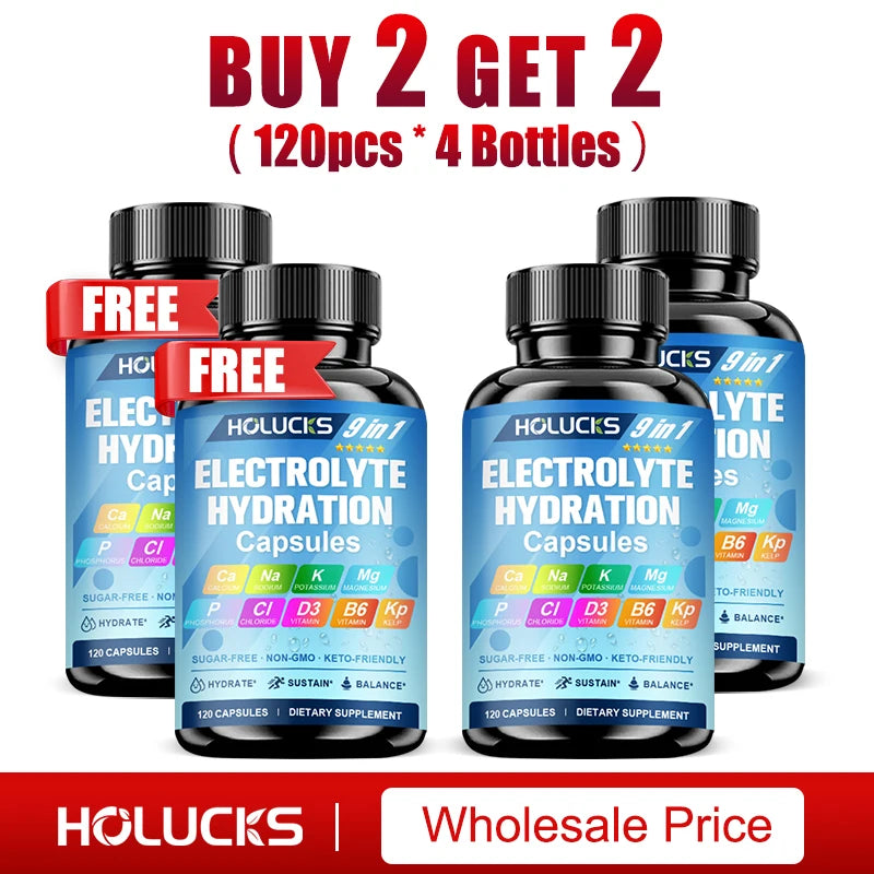 Electrolyte Hydration Capsules Workout Recovery Energy Fluid Balance Support