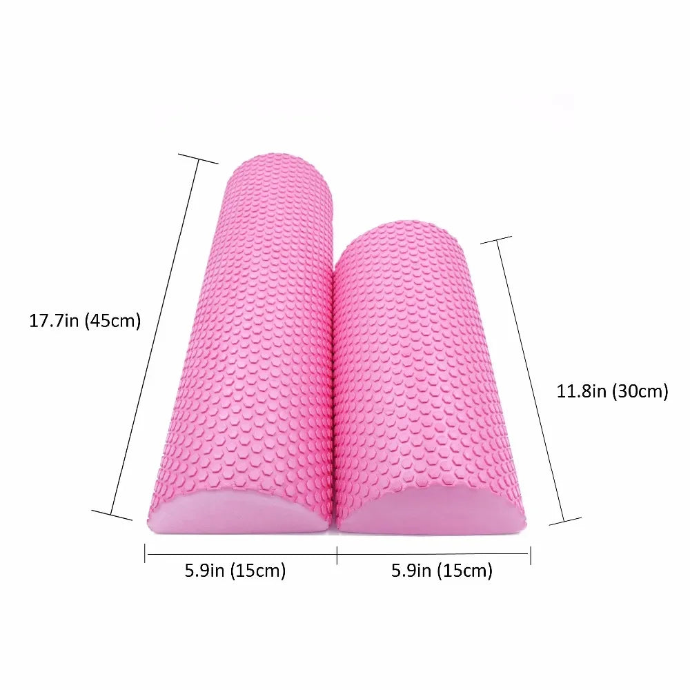 Half Round EVA Foam Roller Balance Pad Yoga Massage Fitness Equipment