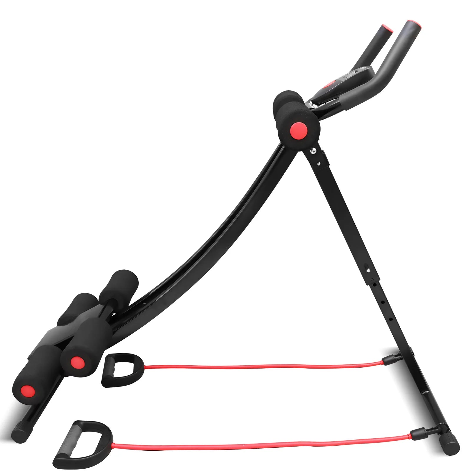 Foldable Ab Workout Machine – Core Trainer with LCD Display (440lbs Capacity)