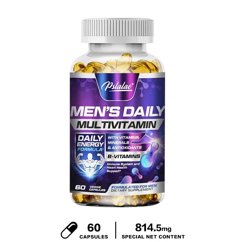 Men’s Daily Multivitamin Energy Immunity Stamina Overall Health Support