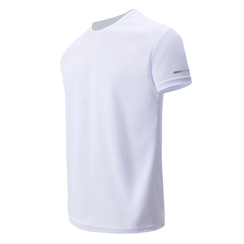 Men’s Quick-Dry Summer Sports T-Shirt Loose Fit Running Fitness Wear