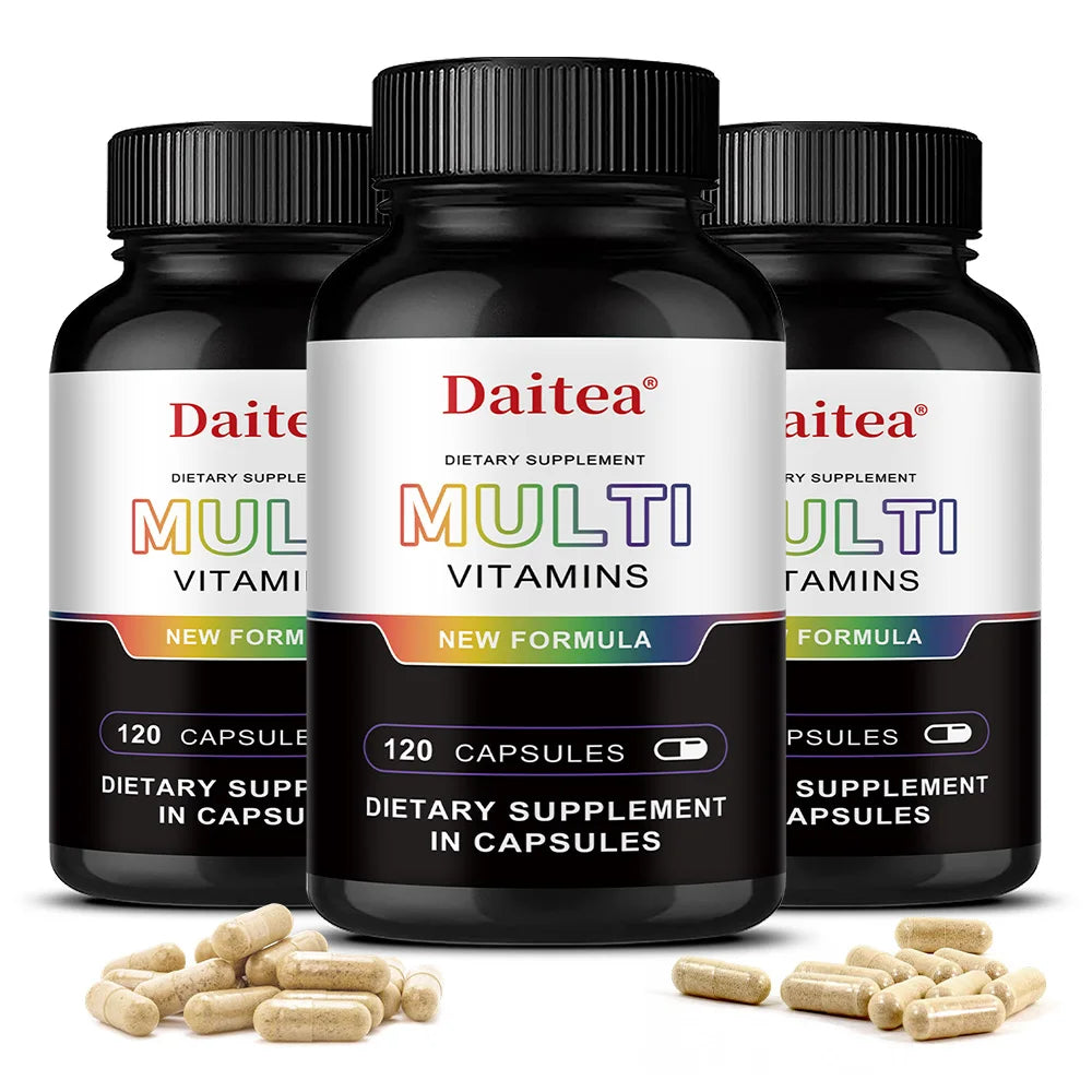 Multivitamin & Mineral Capsules Energy Muscle Immune Support Formula