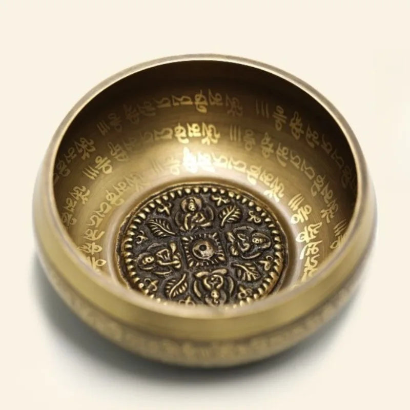 Handmade Copper Tibetan Singing Bowl Yoga Meditation Sound Healing Bowl