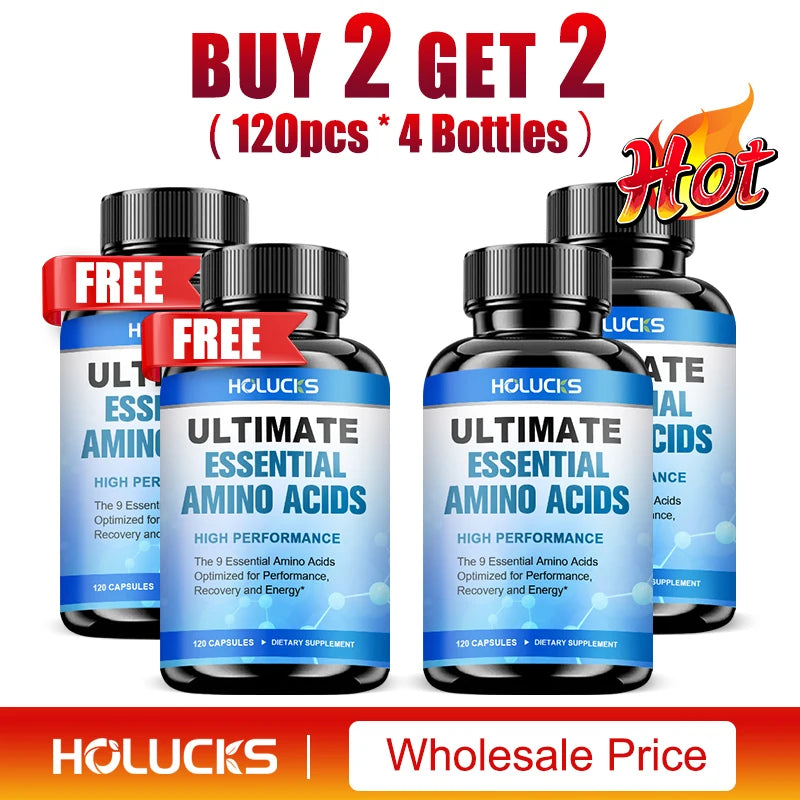 Advanced Amino Acid Capsules Strength Muscle Mass Endurance Support