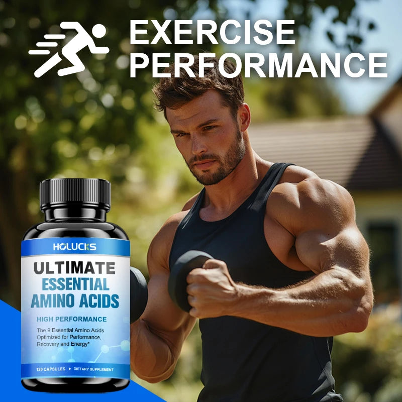 Advanced Amino Acid Capsules Strength Muscle Mass Endurance Support