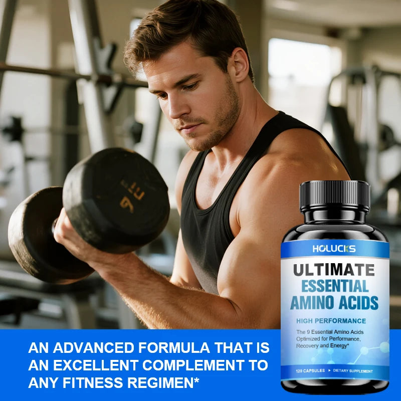 Advanced Amino Acid Capsules Strength Muscle Mass Endurance Support