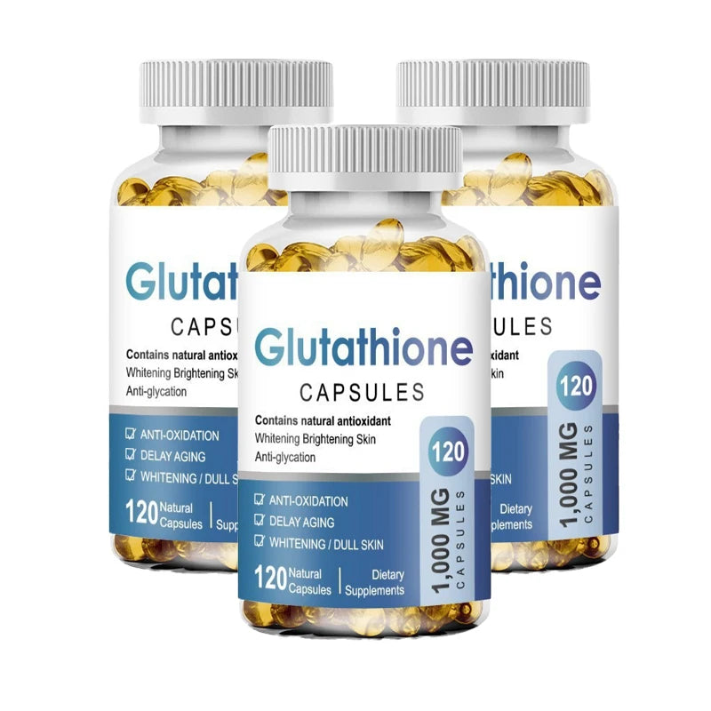Glutathione 1000mg Antioxidant Liver Brain Support Supplement Capsules