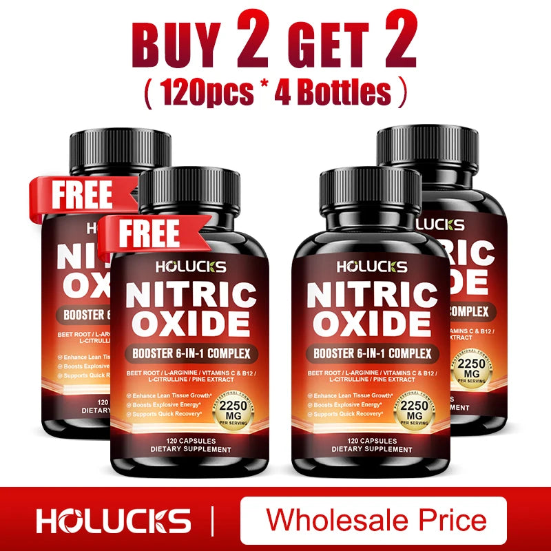 Nitric Oxide Booster Pre Workout Energy Pump Endurance Supplement
