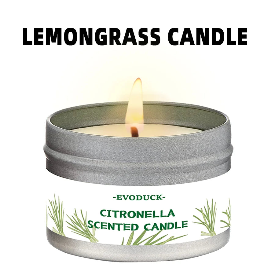 Citronella Lemongrass Outdoor Candle for Patio Garden Camping BBQ