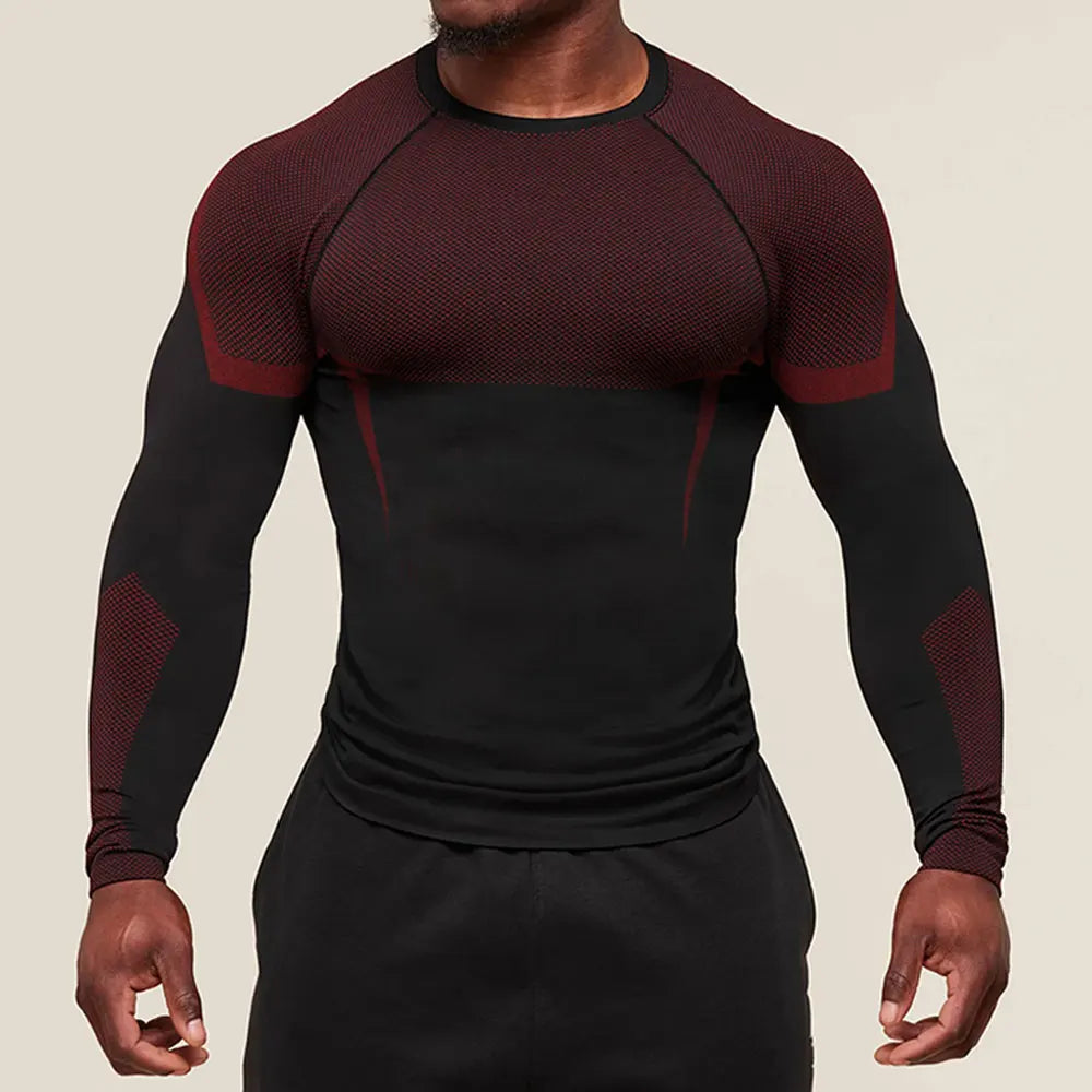 Men’s Compression Running T-Shirt Short Sleeve Gym Fitness Sports Top SHARK