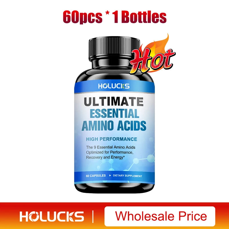 Advanced Amino Acid Capsules Strength Muscle Mass Endurance Support