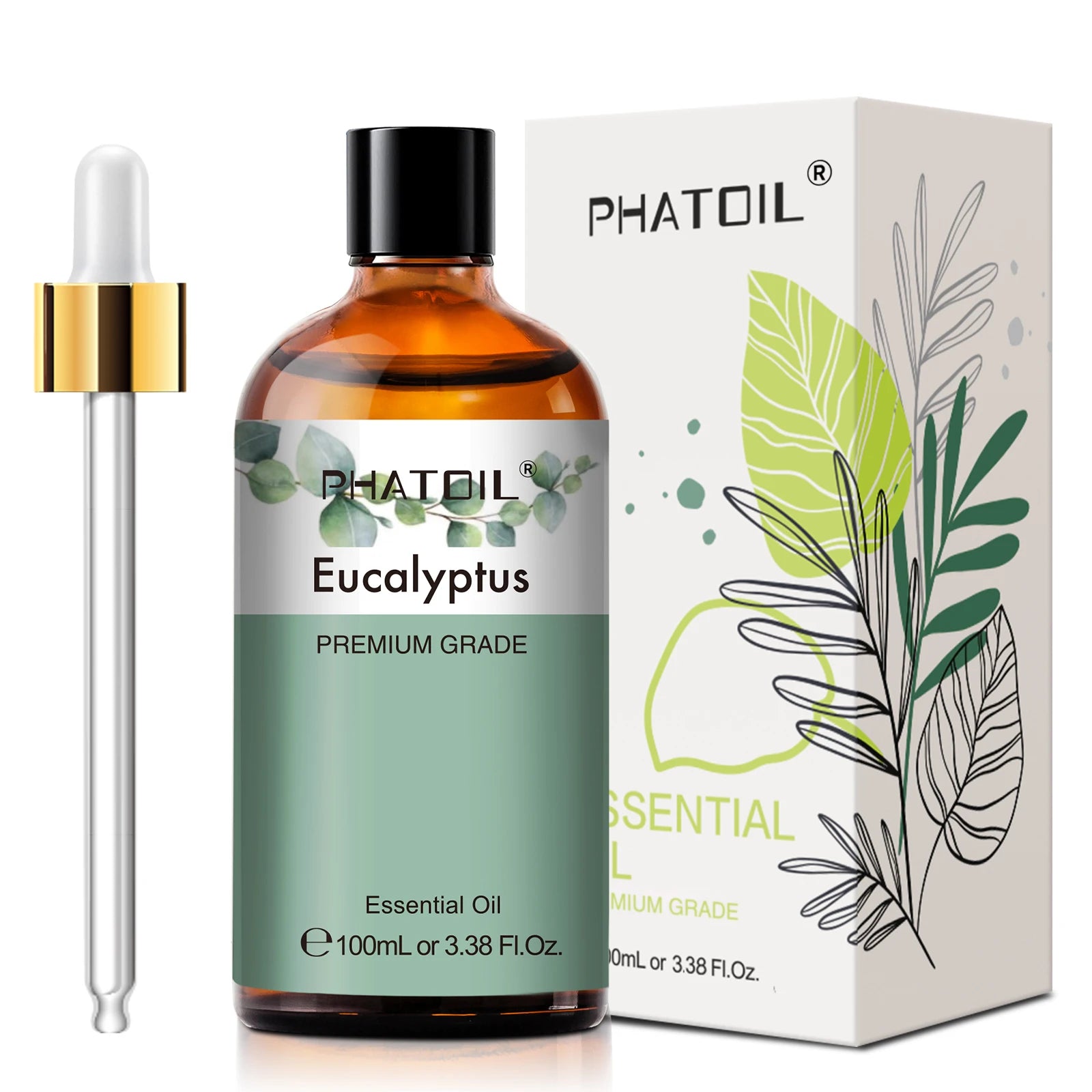 100ml Eucalyptus Essential Oil for Aromatherapy Candle Making & Skin Care